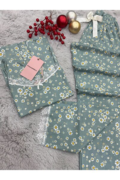 pijamaworld ΣΕΤ ΠΙΤΖΑΜΕΣ ΜΕ ΜΑΛΑΚΗ ΥΦΗ ΚΑΛΟΚΑΙΡΙΝΟ ΣΤΡΑΠΕΣ ΕΞΑ ΜΑΚΡΙΑ