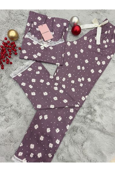 pijamaworld SET DE PIZAMA DE VARĂ CU TEXTURA MOALE