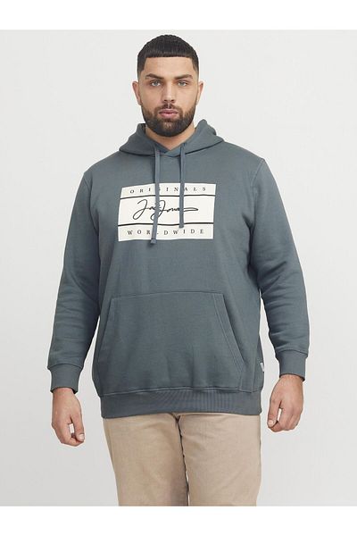 Jack & Jones Plus Kapuzenpullover Plus Size Logo Kapuzenpullover
