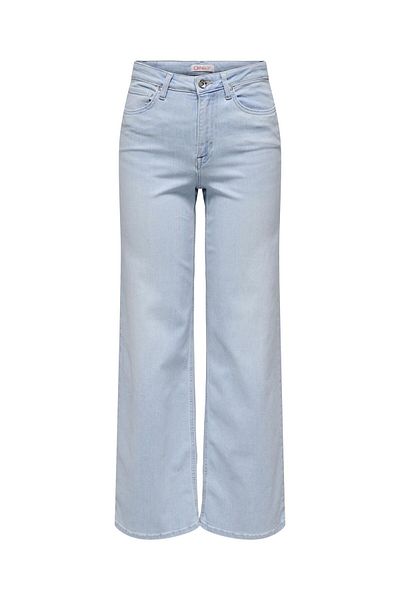 ONLY Jeans mit weitem Bein ONLMADISON Hohe Taille Weiter Beinschnitt Jeans