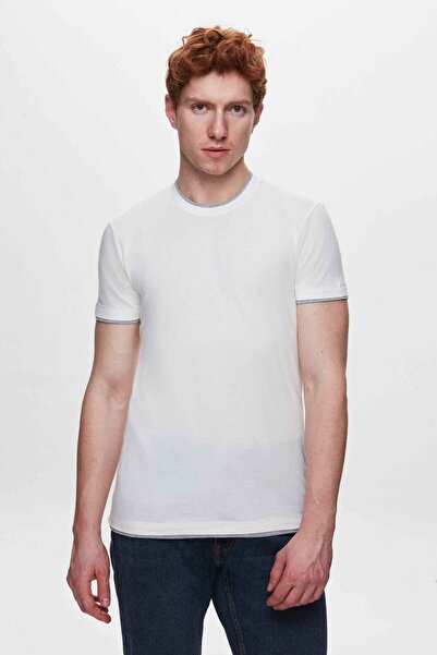 Tween Ekru %100 Pamuk Merserize T-Shirt