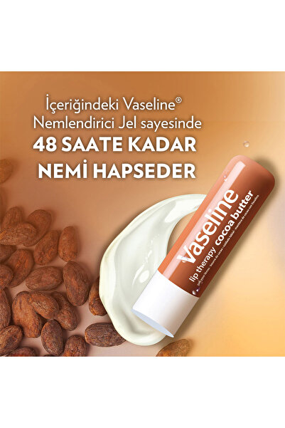 Vaseline Lip Therapy Dudak Bakım Kremi Cocoa Butter 4.8 gr
