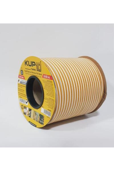 MAVİ TREND Kup10 Kapı Pencere Fitili 50+50=100 Metre Beyaz Yapışkanlı D Fitil