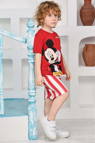 ciklet kids Summer Character Printed Double Set