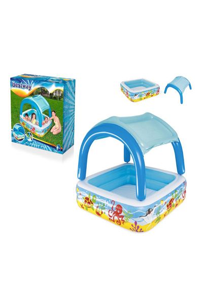 BESTWAY Canopy Play Pool 140X140X114Cm-26-52192