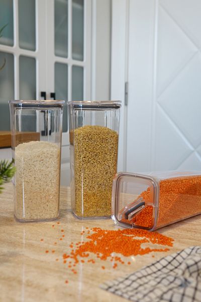 EVLE Practical Lid Storage Container 3 X 1.2 L