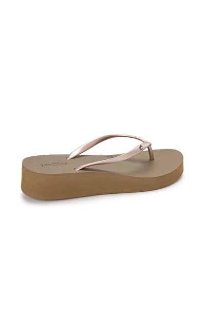 BATA Floatz Casual Platform T-Strap Slippers