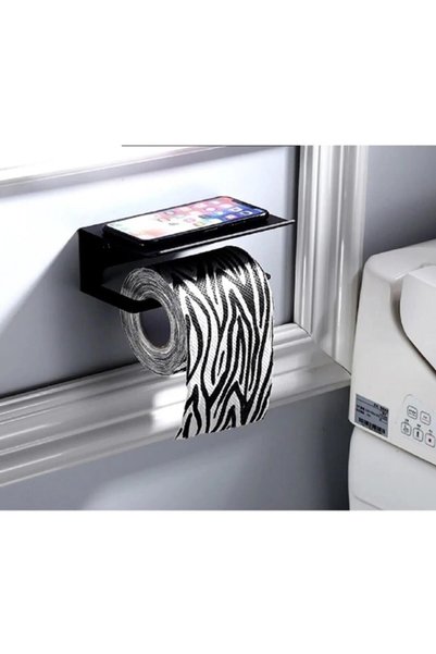 MAVİ TREND Decorative Metal Bathroom WC Paper Napkin Roll Holder Toilet Bathroom Napkin Hanger