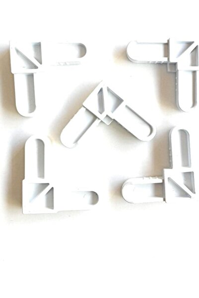 MAVİ TREND Mavitrend 10x20 mm Sineklik Köşe Takozu 10 Adet Beyaz Renkli