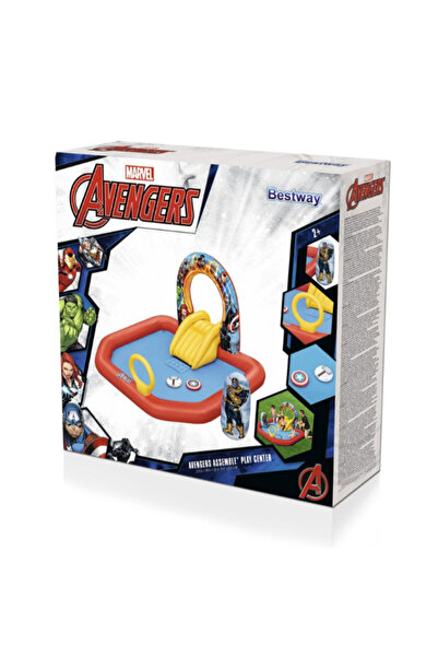 BESTWAY ® Avengers 6'11" x 6'6" x 49"/2.11m x 1.98m x 1.25m Avengers Assemble Play Center