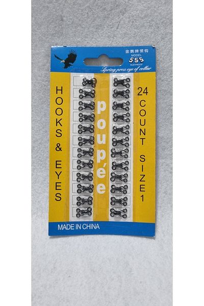 Kayıran aksesuar 24-Piece Black Agraph Button Clasp - 1.3cm for Bra, Skirt, Vest and Undershirt