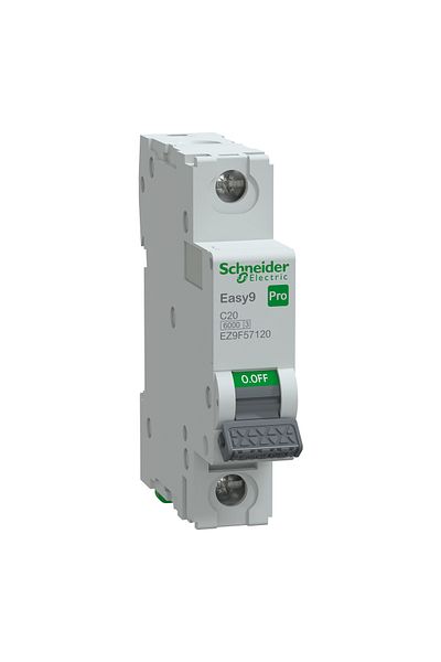 Schneider Electric Ez9F57120 1X20A C 6Ka Automatic Fuse Easy9 Pro