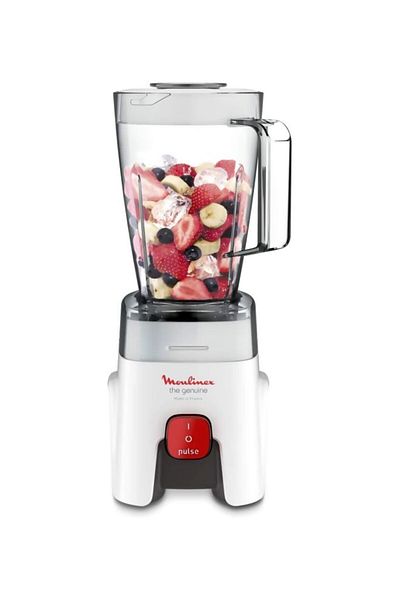 Moulinex Blender Genuine 1.75 L Blender Smoothie Maker, 500w, White - Lm242b28