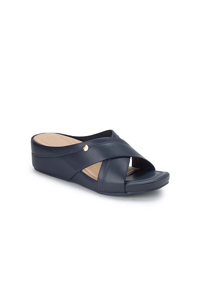 BATA Comfit Casual Wedge Slip On Sandals