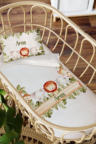 Homamia Isme Özel Anne Yanı 60x100 Beşik Uyku Nevresim Takımı