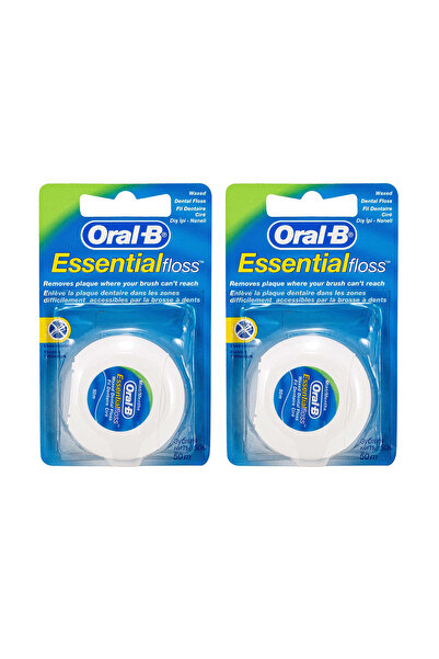 Oral-B  Diş Ipi Essential Floss 50M x2 Adet
