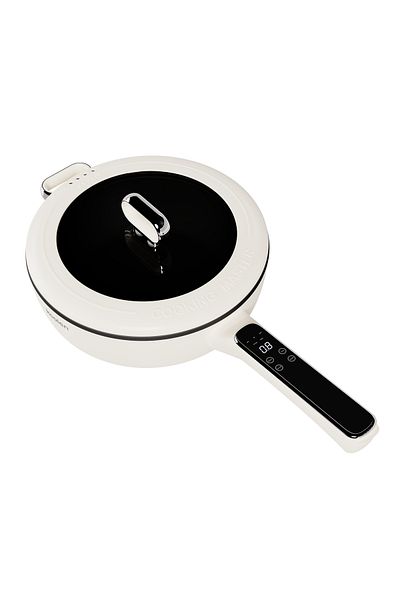Koolen MULTIFUNCTION FRYING PAN DIGITAL WITH STEAMER & SPTULA WHITE