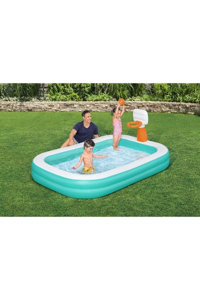 BESTWAY ® 8'3" x 66" x 40"/2.51m x 1.68m x 1.02m Dunk n' Splash Family Pool