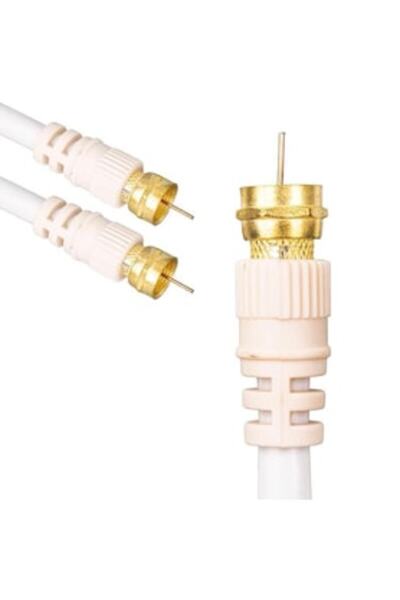 technozi 30 Metre Anten Kablosu Hazır 4k Çanak Lnb Kablosu ( Altın Uç F Konne...