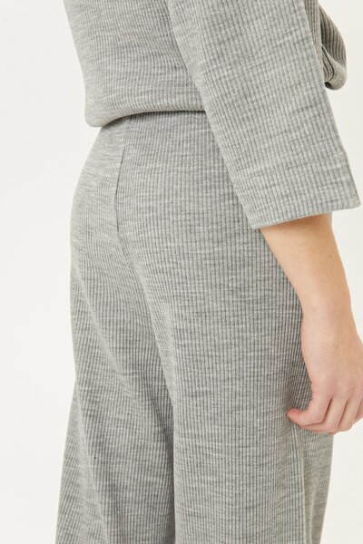 Rue Studio Πλεκτό παντελόνι με φαρδιά κοπή