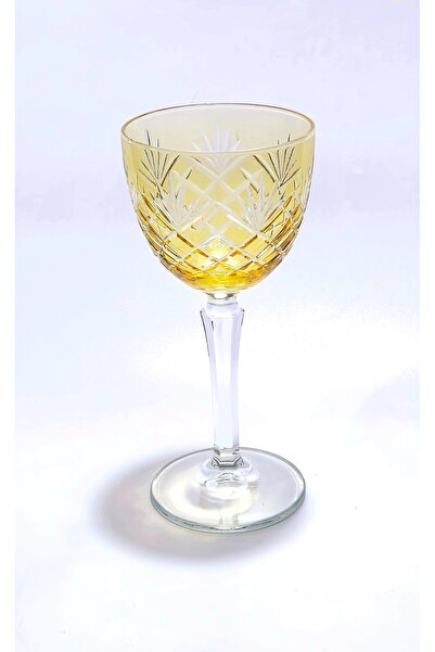 Kristal Market Kristal Ayaklı Püskül Desenli Lüks Kadeh