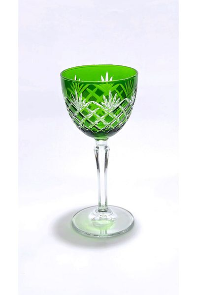 Kristal Market Crystal Footed Tassel Patterned Luxury Goblet
