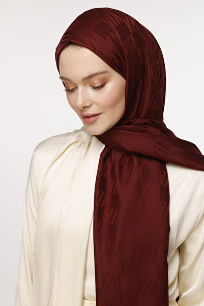 VALORSCARF ikon desen şal/ kızılcık