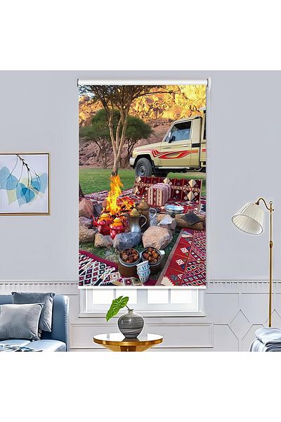 COOYA Roller blind,Natural Scenery series pattern,heat and UV protection,suitable for bedroom,200cmx150cm