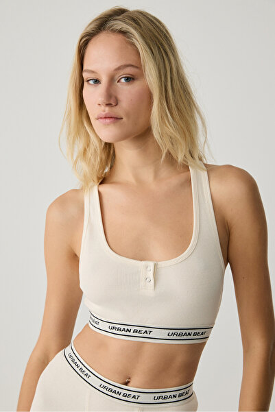 Urban Beat Castillo Women's Ecru/Black Bustier