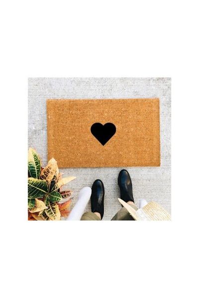 DefLife Home Heart Door Front Koko Mat