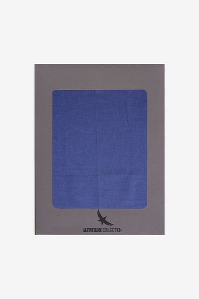 ALTINYILDIZ CLASSICS Ανδρικό μαντήλι λινό χωρίς σχέδιο Navy Blue