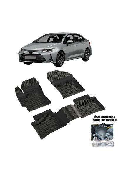 Sahler Toyota Corolla Sedan 2019-2025 Uyumlu 4.5d Premium Havuzlu Oto Paspas ...