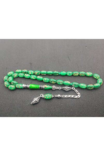 İskeçe Tesbih Шевкет Алкан Майстерна робота 925 проба срібла з позолотою та п...