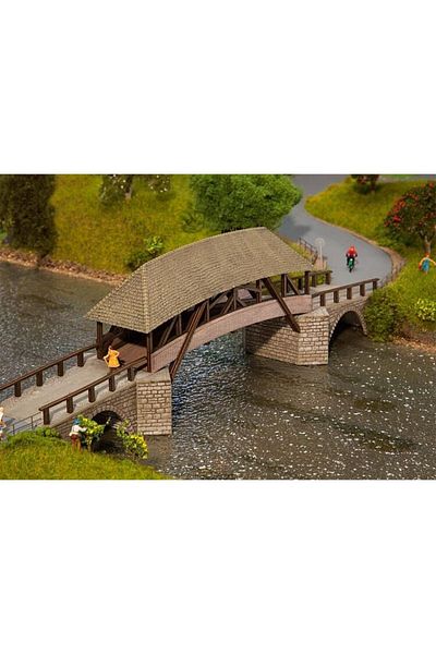 Faller 120494   1/87 Old Wooden Bridge Unassembled Plastic Model