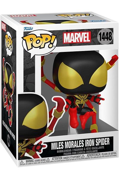 Funko بوب! مارفل: سبايدر مان كوميكس-مايلز آيرون سبايدر FU83753