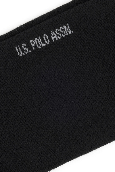 U.S. Polo Assn. Мъжки черни чорапи 50306674-VR046