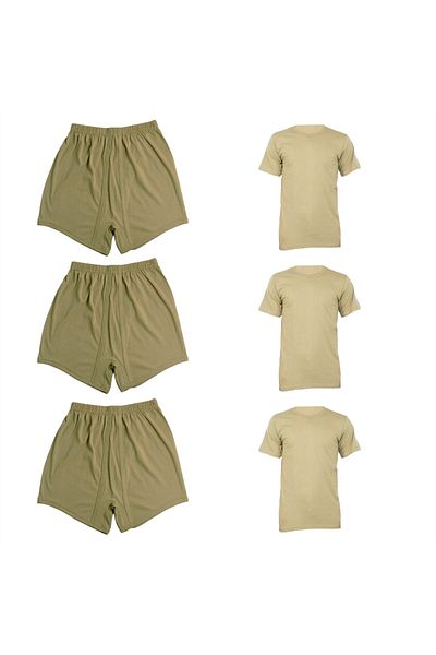 Wolftrap Tactical Σετ 3 Military Boxer και εσώρουχα - Σετ 100% βαμβακερό Don για τους νέους