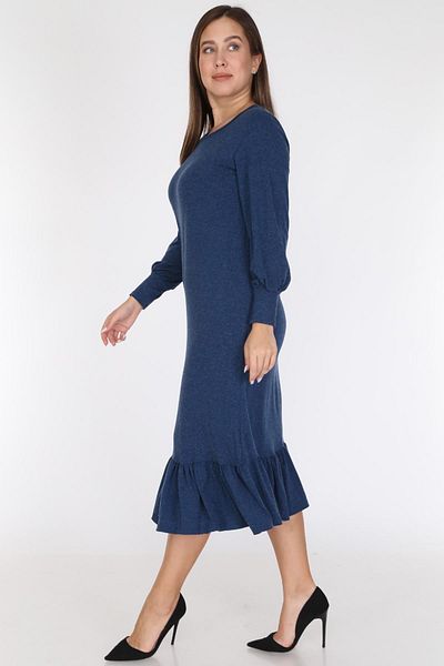modayız Φόρεμα με βολάν στη φούστα Plus Size 19c-0784
