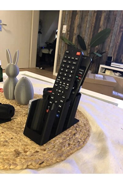 Goplast Premium 3 Gözlü Kumandalık Televizyon Uydu Alıcısı Klima Kumandası Tutucu Kumanda Düzenleyici DLC3DDESIGN