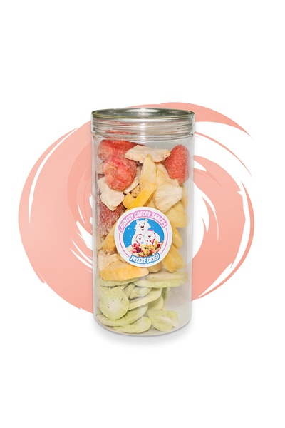 Crunchy Catchy Snacks مزيج فواكه مجففة بالتجميد 100 جرام