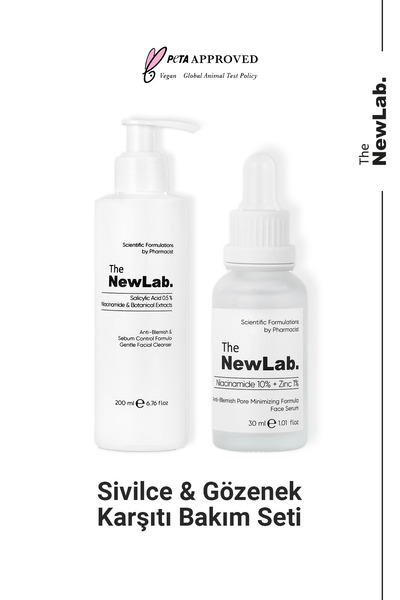 The NewLab Sivilce ve Gözenek Karşıtı Bakım Seti