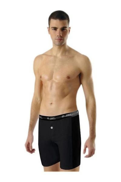 Anıt Μαύρο-Γκρι-Λευκό Lycra Long Boxer Σετ 3 τεμαχίων