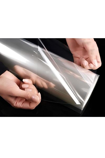 ESEMİZ Transparent Glossy Self Adhesive Durable Protection Foil 2 Metersx105Cm