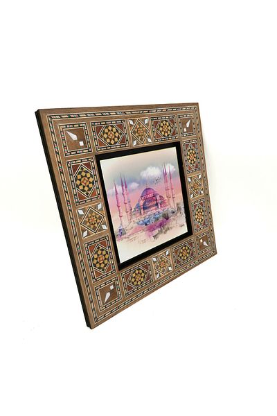 Sadrazam Masa MDF imprimata Moscheea Sultanahmet 20x20 Krt-12
