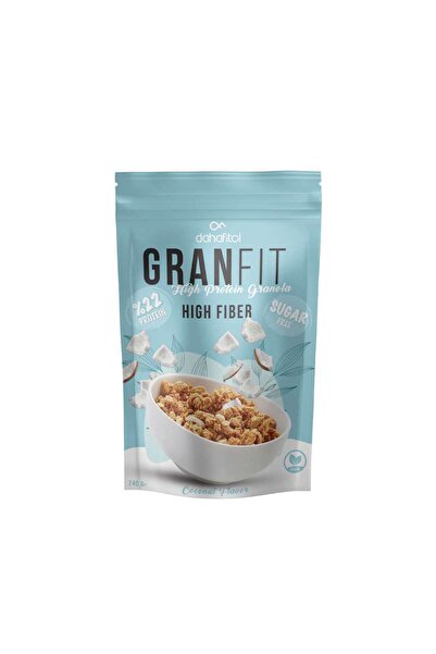 Dahafitol Granfit Hindistan Cevizi Aromalı Yüksek Proteınli Şekersiz Granola 240 gr