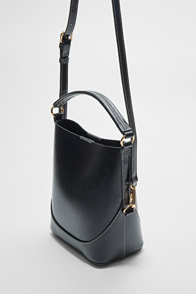 Stradivarius Mini bucket bag with strap