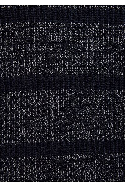 Mavi Gray Striped Regular Fit Sweater - 0710229