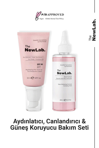 The NewLab Aydınlatıcı, Canlandırıcı ve Güneş Koruyucu Bakım Seti