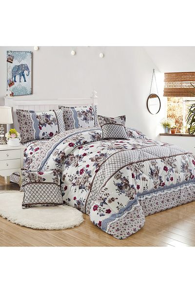 Generic Comforter Set 4 Piece Single Size Elegant Bedspread Lightweight Comforter Suitable for All Seasons