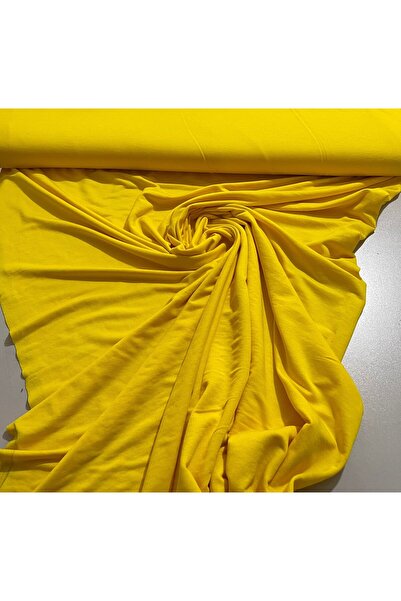 Modelkumas İKİ İPLİK DİZ YAPMAZ PENYE KUMAŞ LİMON RENGİ EN 190CM